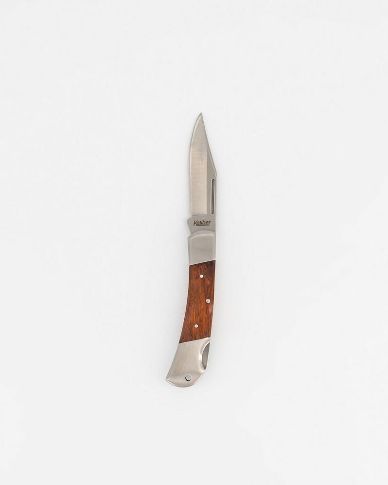 Kaliber Sable Folding Knife Rosewood Handle Brown