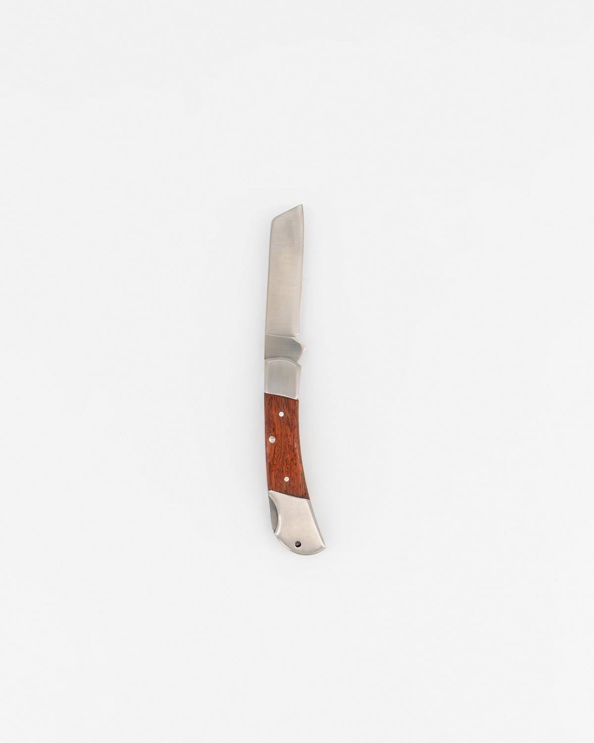 Kaliber Steenbok Folding Knife With Leather Pouch
