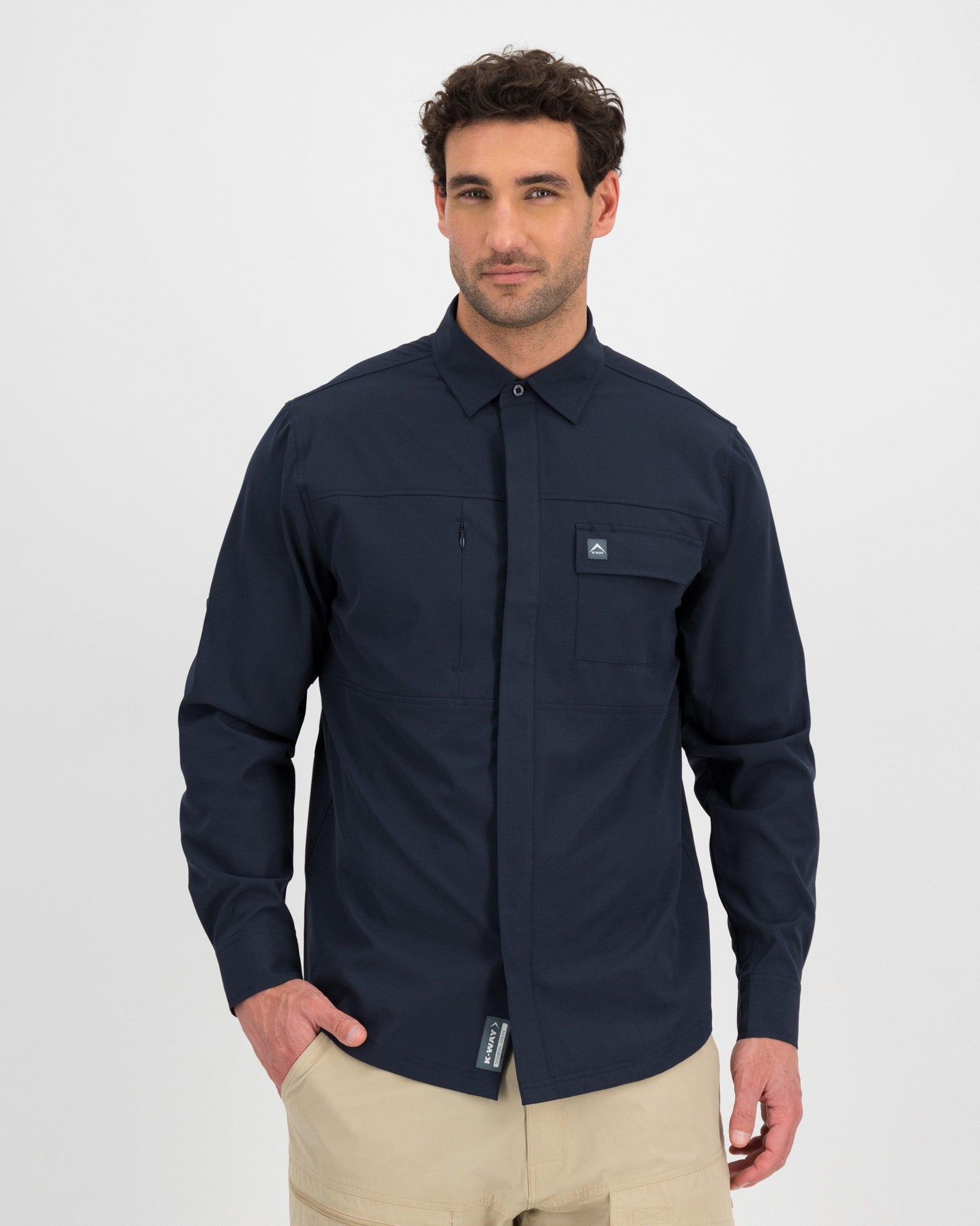 K-Way Men's Explorer Long Sleeve Tech Shirt UV Protection