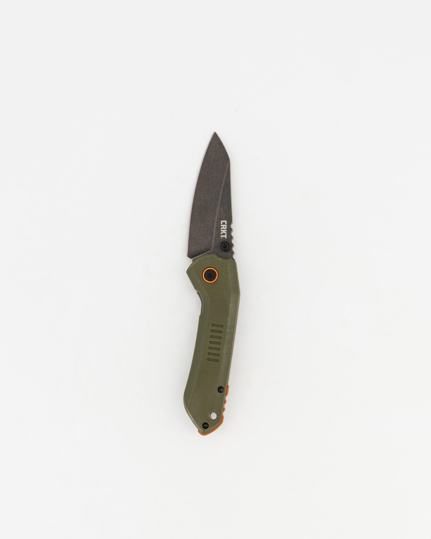 CRKT Overland Folding Knife 7.6cm High Carbon Steel Blade Green