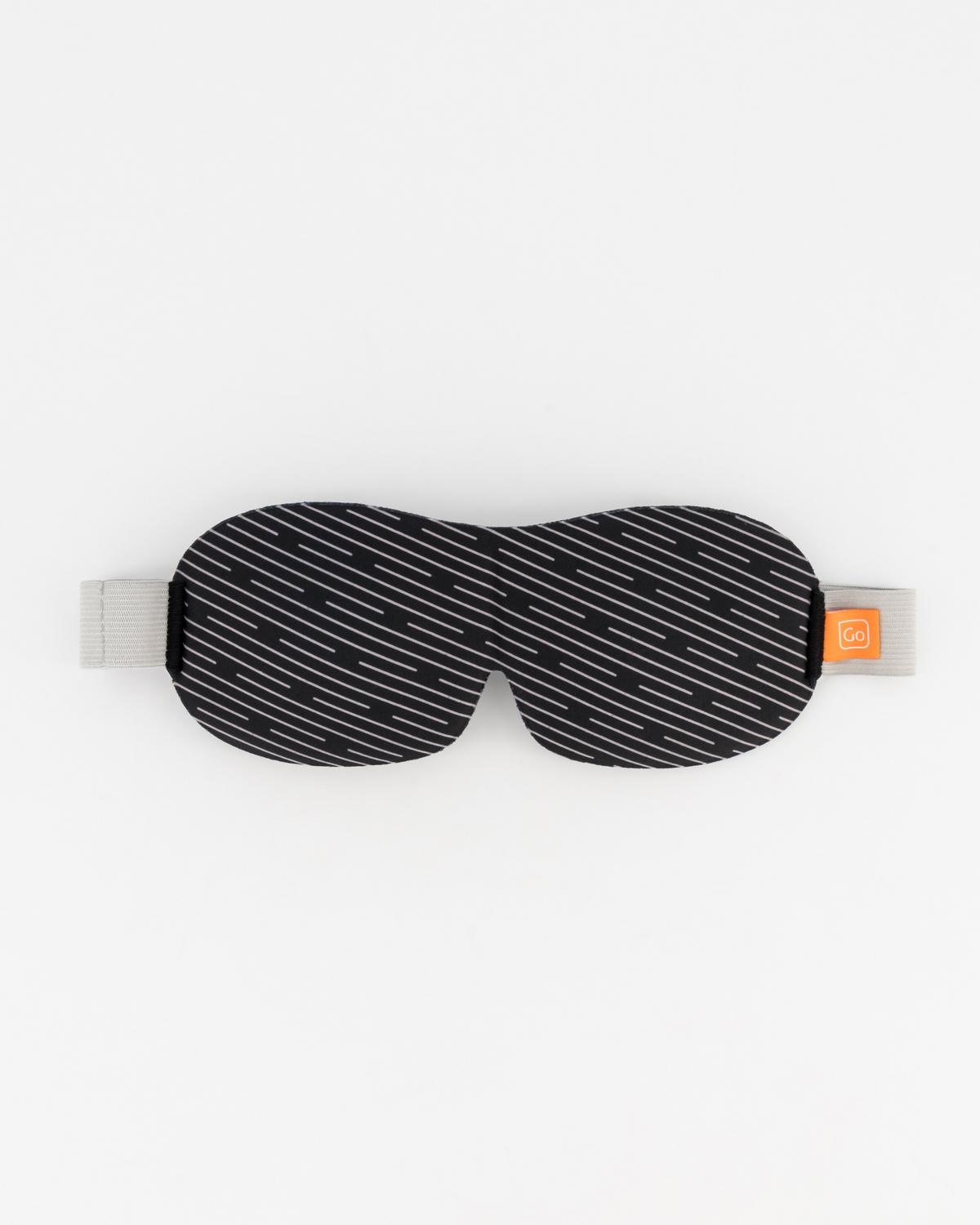 Go Travel Shaped Eye Mask With Earplugs And Carry Pouch