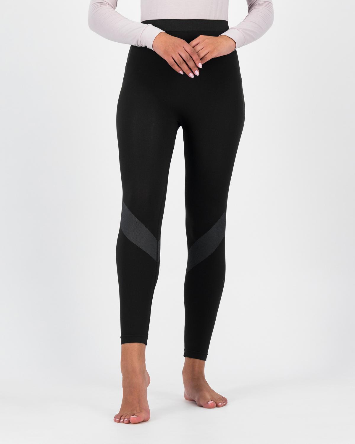 K-Way Women’s Bamboo Thermskin Baselayer Pants Black
