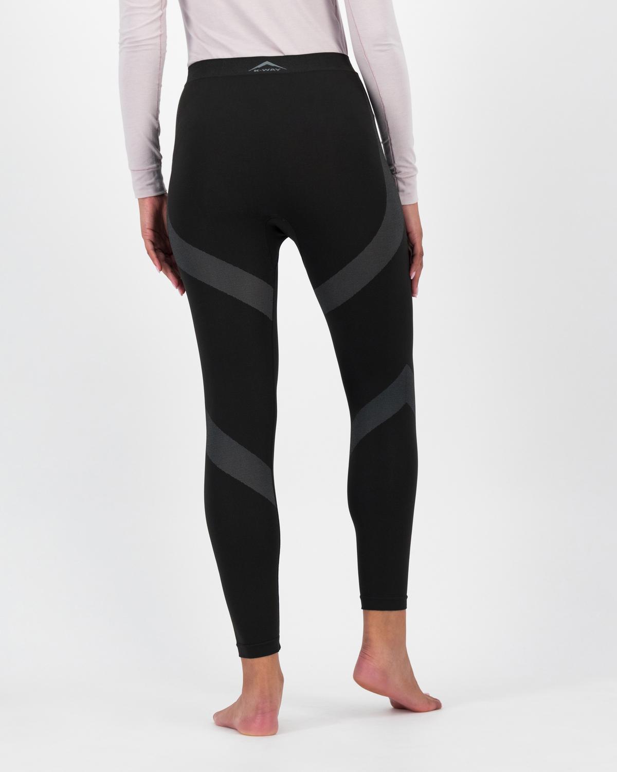 K-Way Women’s Bamboo Thermskin Baselayer Pants Black