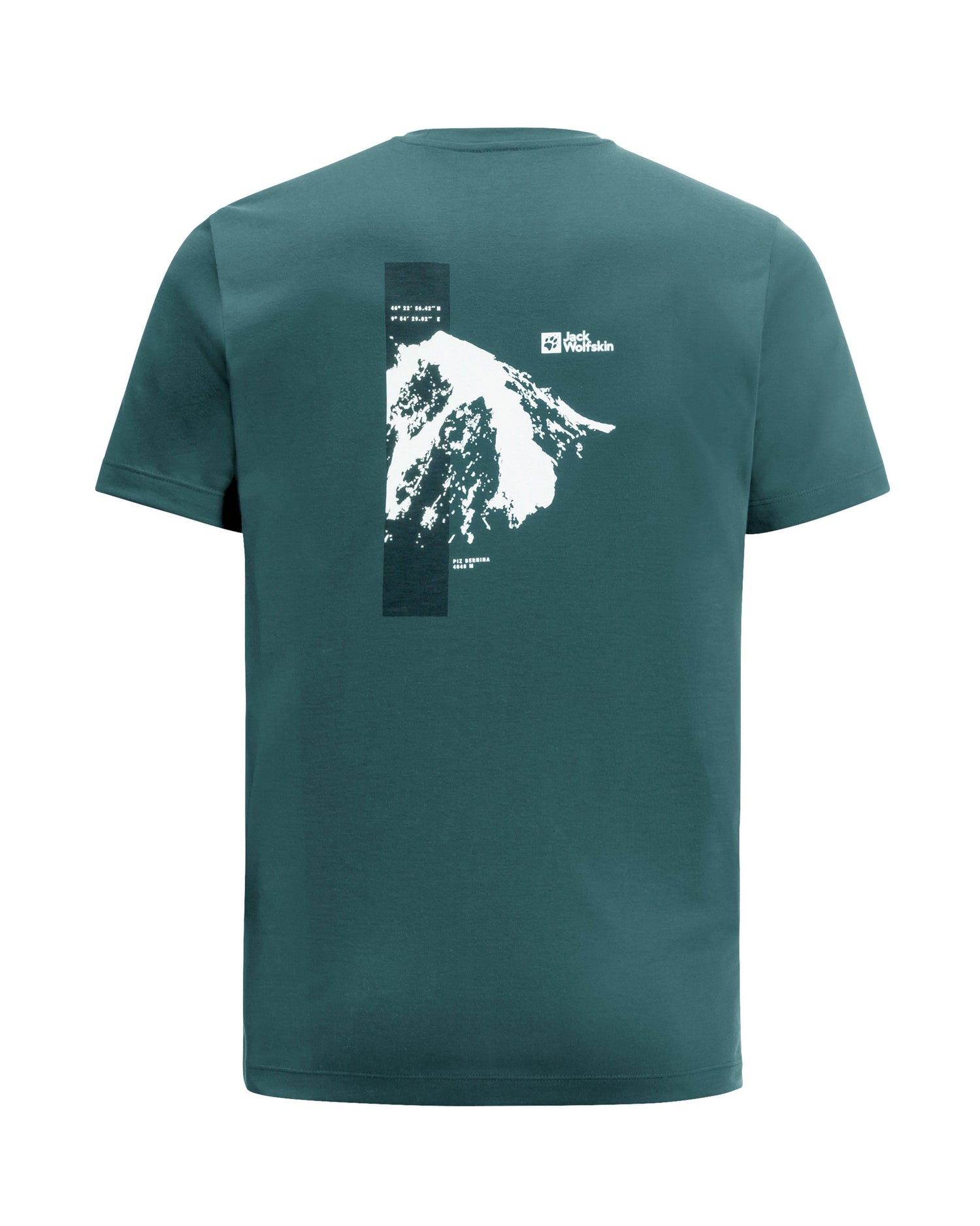Jack Wolfskin VONNAN Graphic Short-Sleeve T-shirt Anti-Odour Green