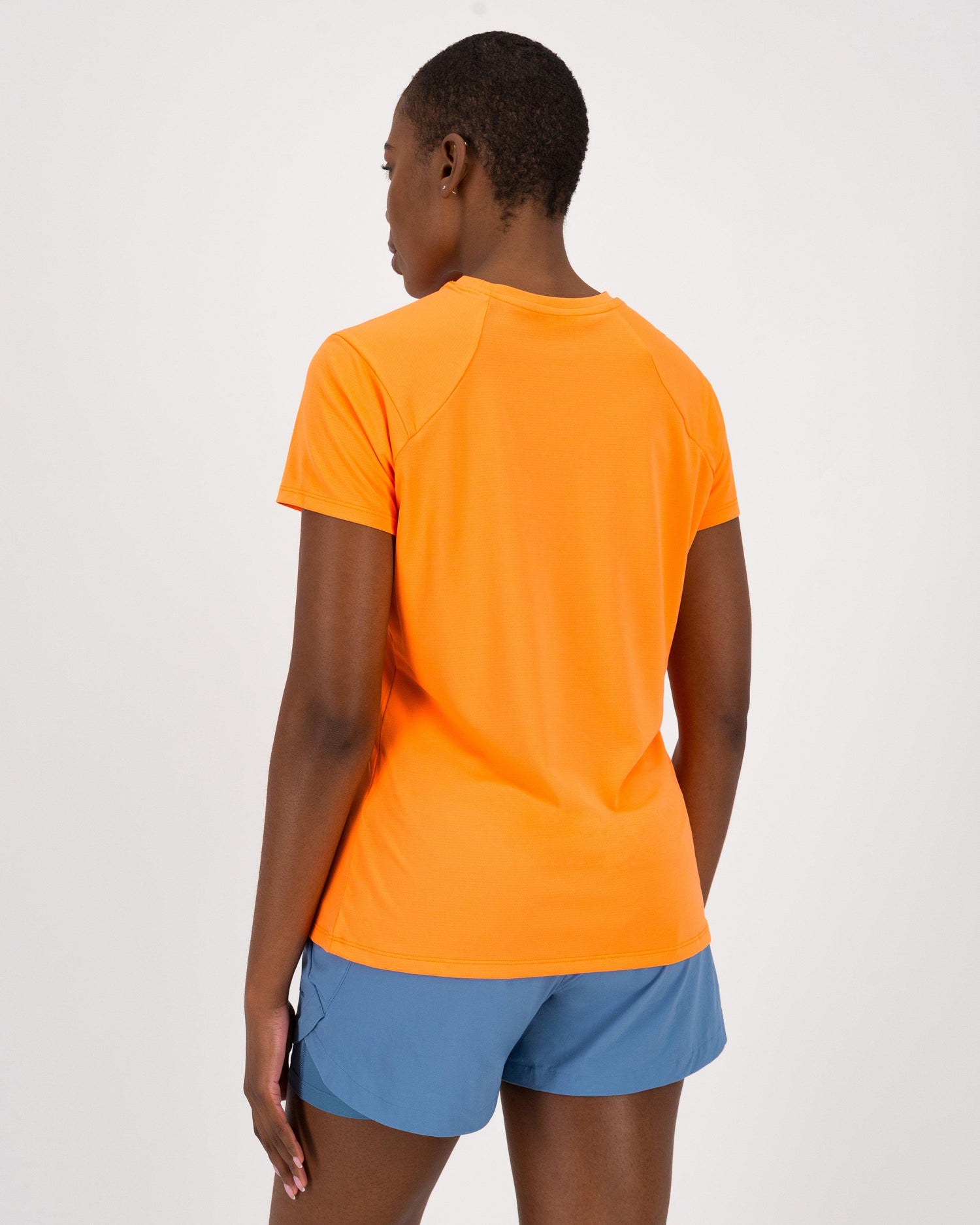 Jack Wolfskin Women’s Prelight Trail T-Shirt Lightweight Technical Top Orange