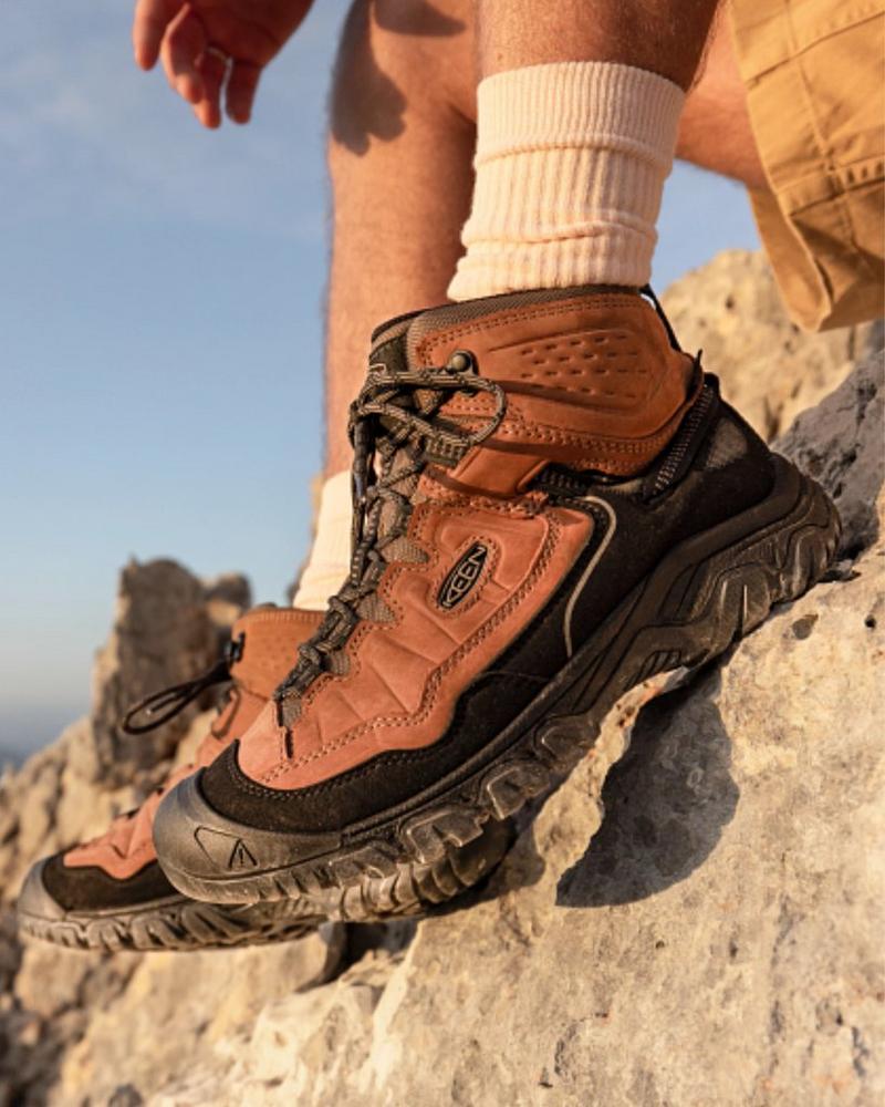 Keen Men’s Targhee IV Waterproof Hiking Boots Brown