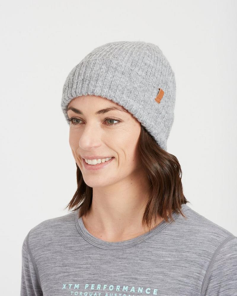 XTM Cloud Nine Beanie Grey Recycled Wool Blend