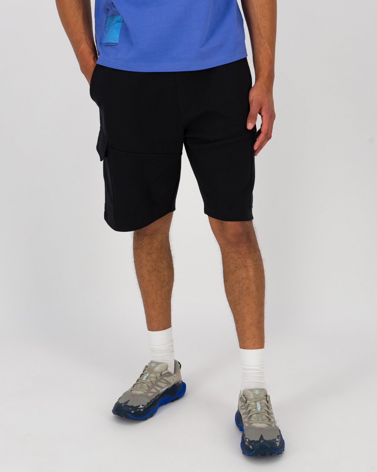 K-Way MMXXI Fleece Shorts Regular Fit Drawcord Waist