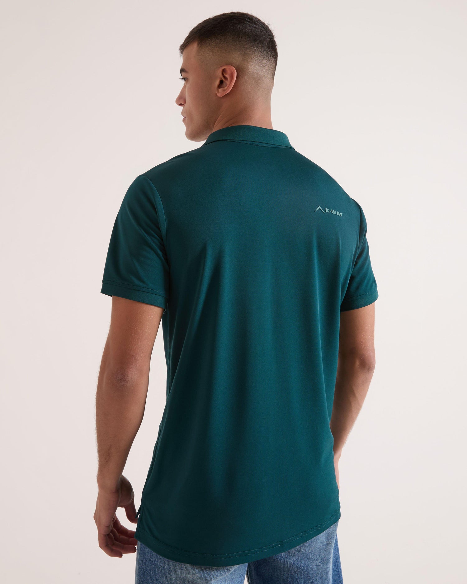 K-Way Hayden Men's Short-Sleeve Golfer Moisture-Wicking Regular Fit