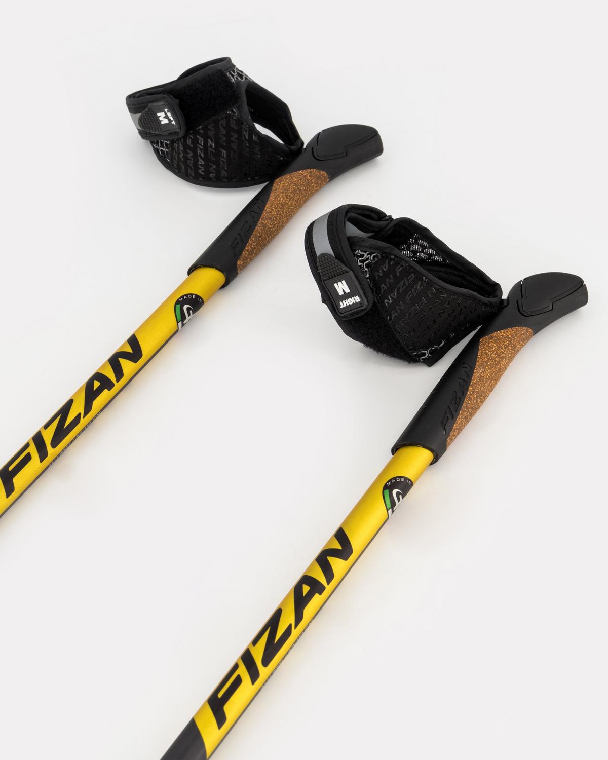 Fizan Lite Trail Running Aluminium Trekking Poles Yellow