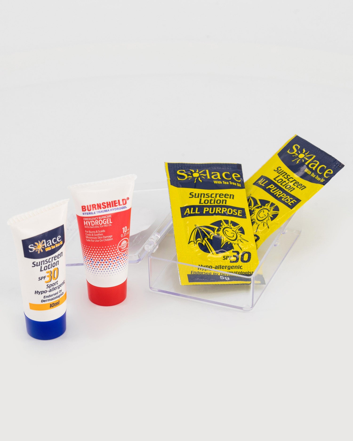 Solace Levtrade Mini Must-Haves Sun Protection Kit Travel-Friendly Set