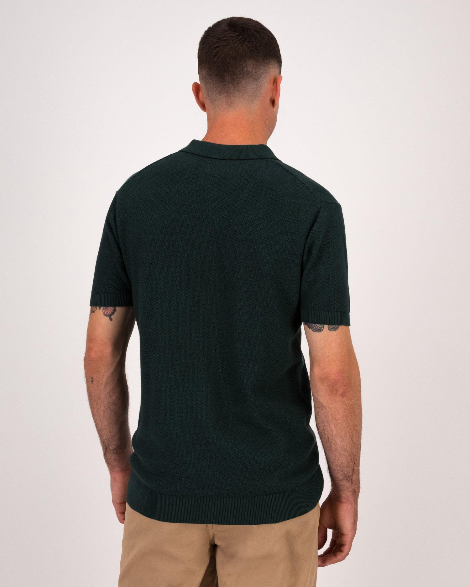 Old Khaki Channing Knit Golfer Men's Cotton Regular Fit