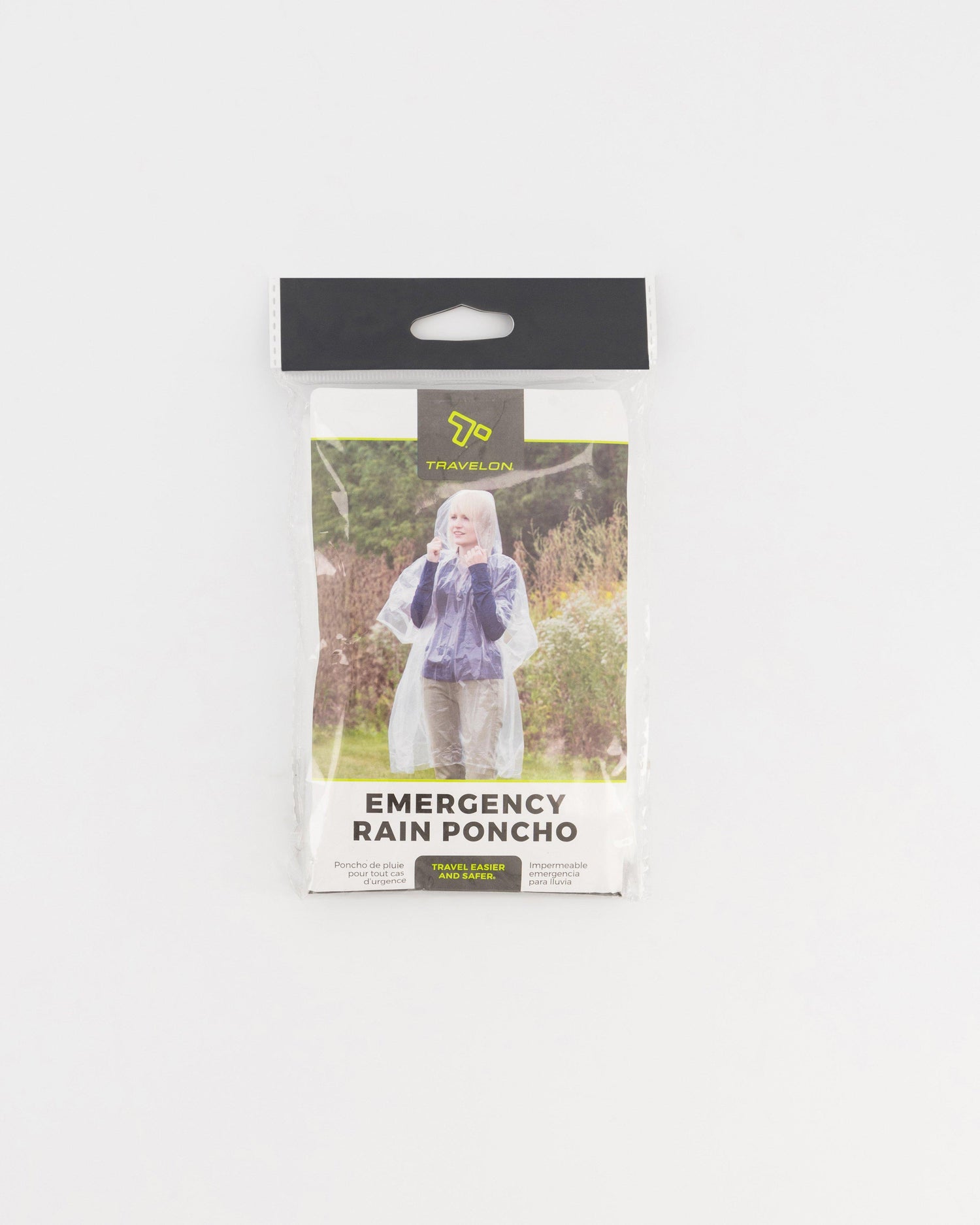 Travelon Emergency Rain Poncho Lightweight Compact Waterproof Travel Gear
