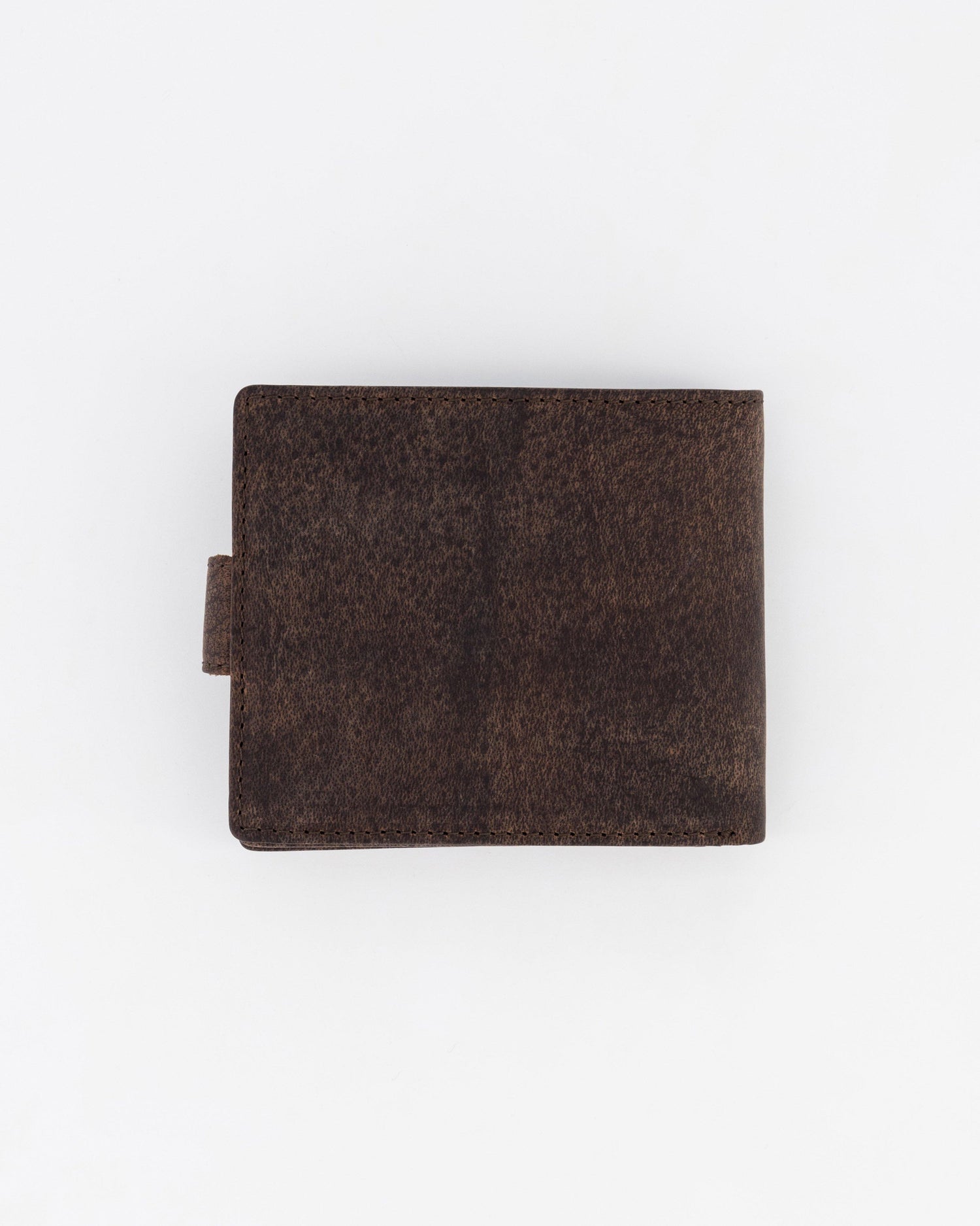 K-Way Elements Men's Karoo Compact Leather Wallet Chocolate