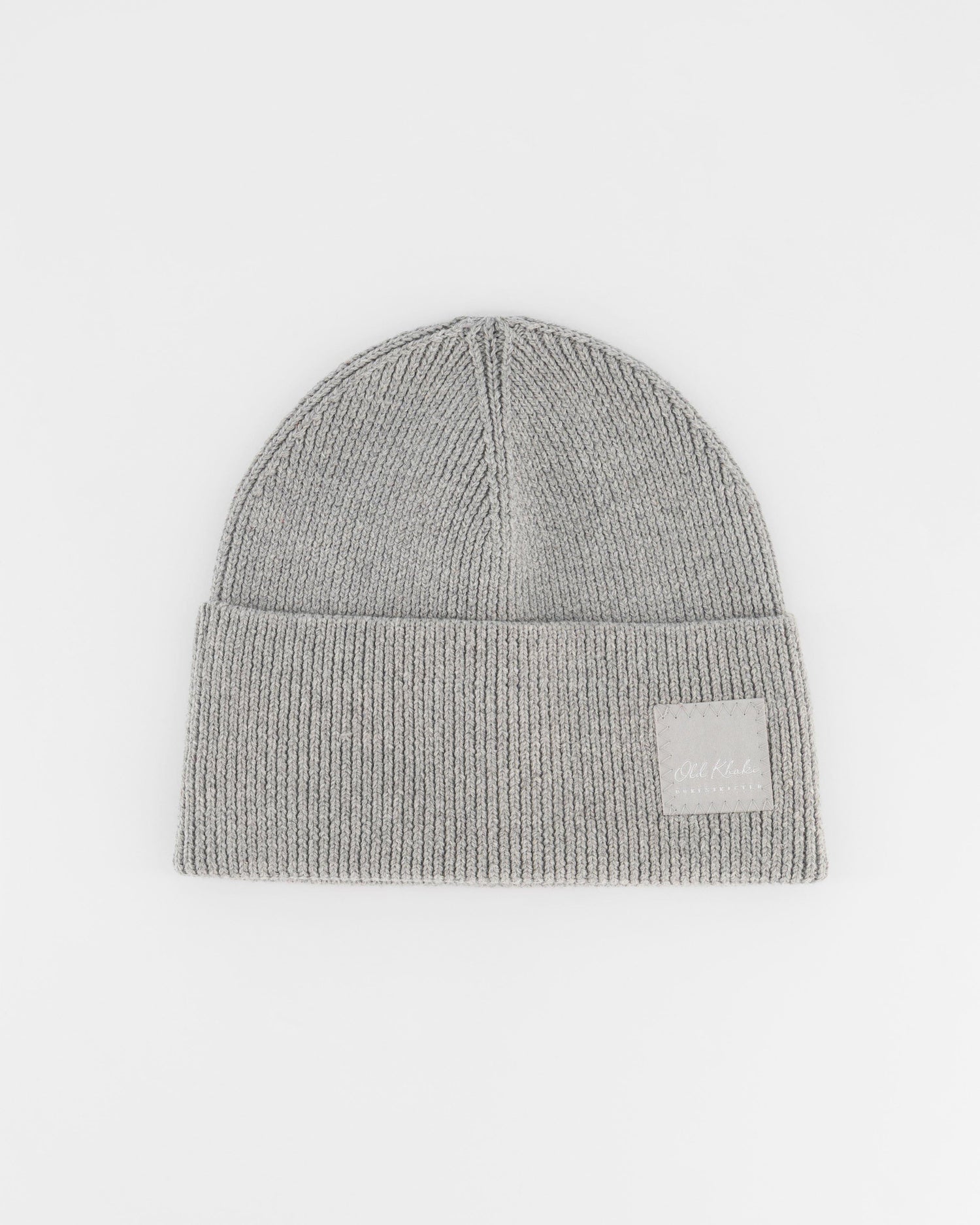 Old Khaki Scarlet Fine Rib Cotton Beanie