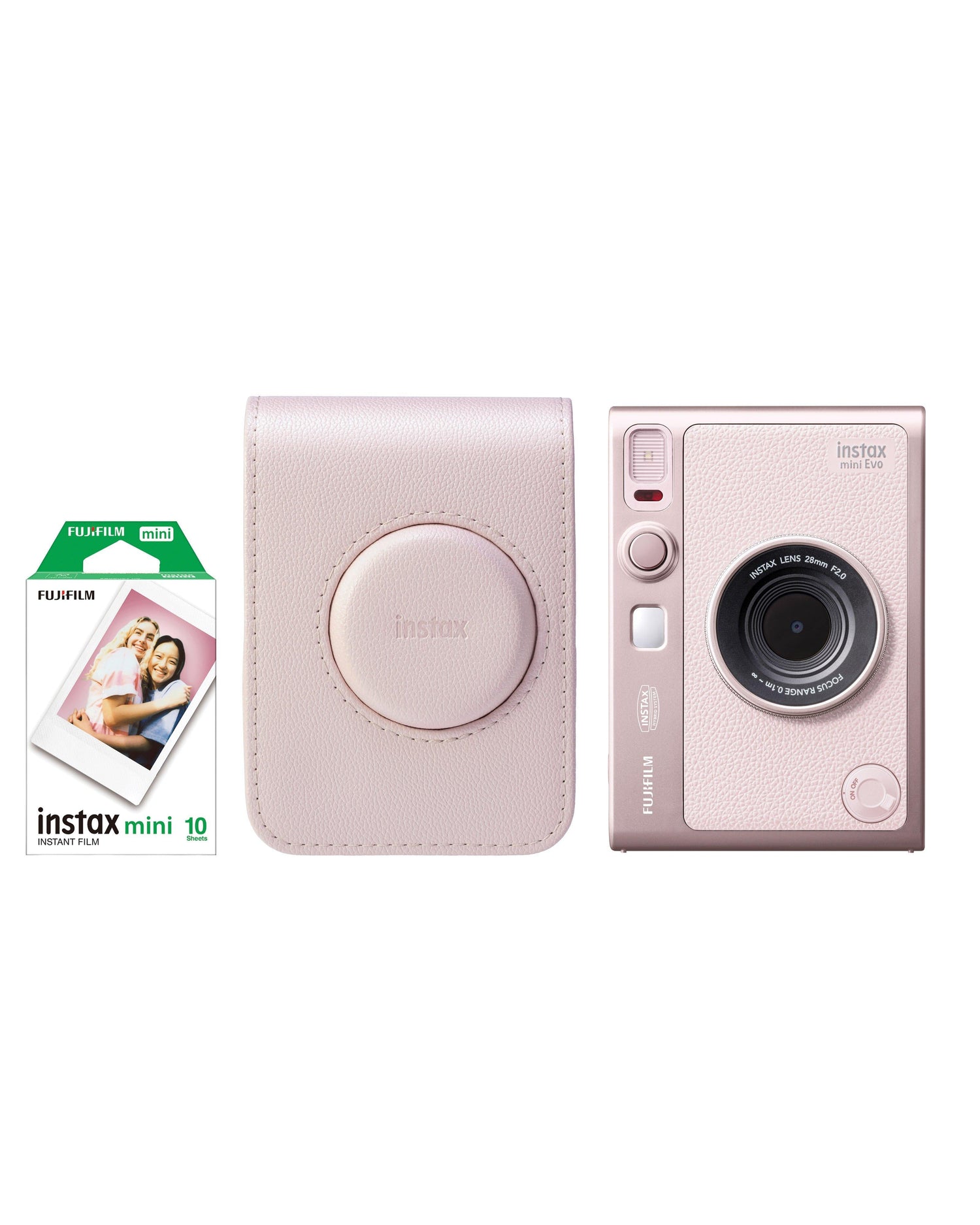 Instax Mini Evo Kit3 Hybrid Instant Digital Camera Rose