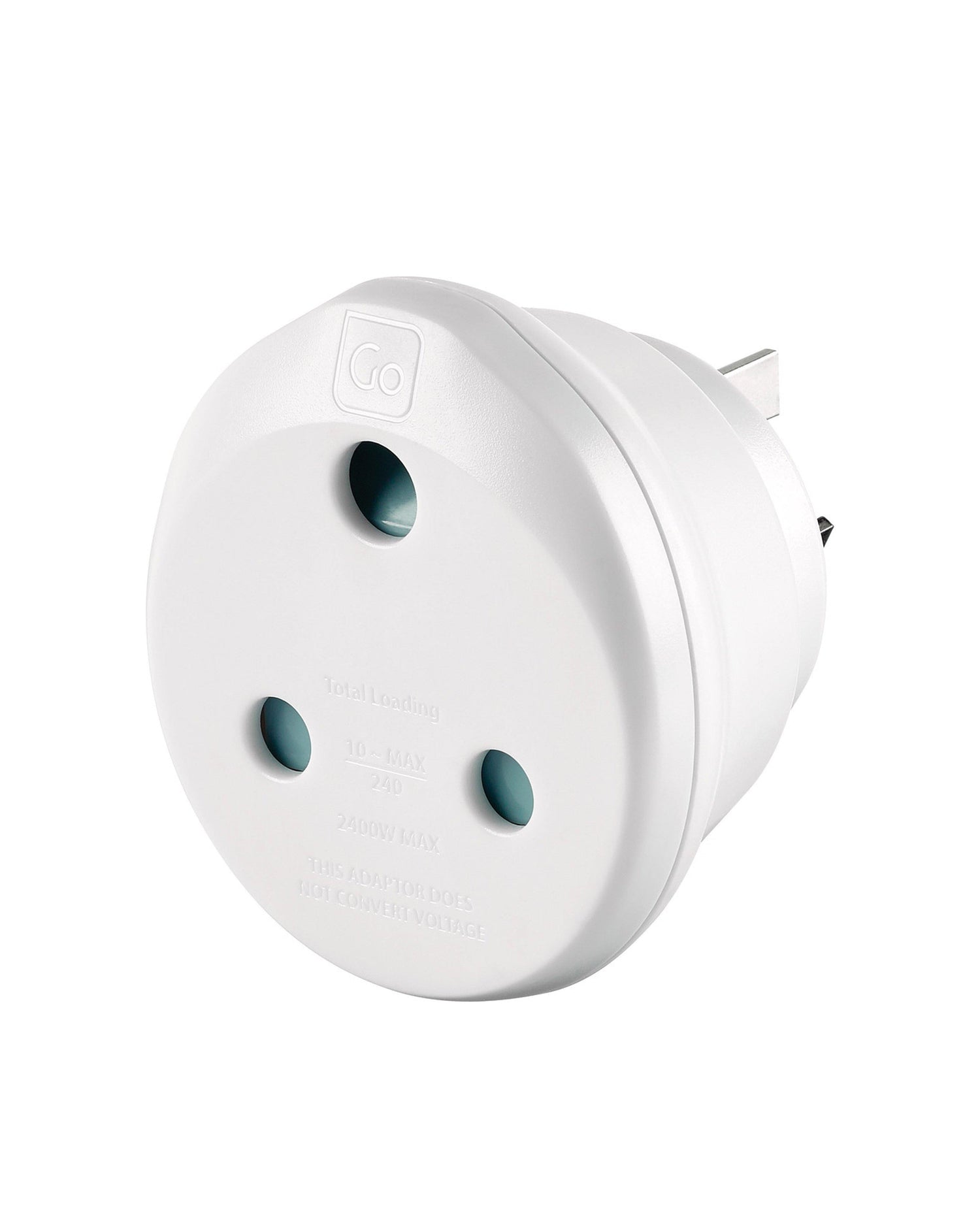 Go Travel SA-to-UK Adaptor Compact Travel Plug