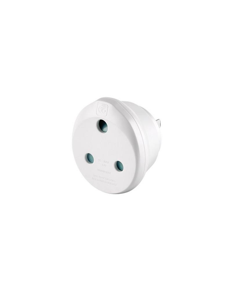 Go Travel SA-to-USA Travel Adaptor Plug White Standard