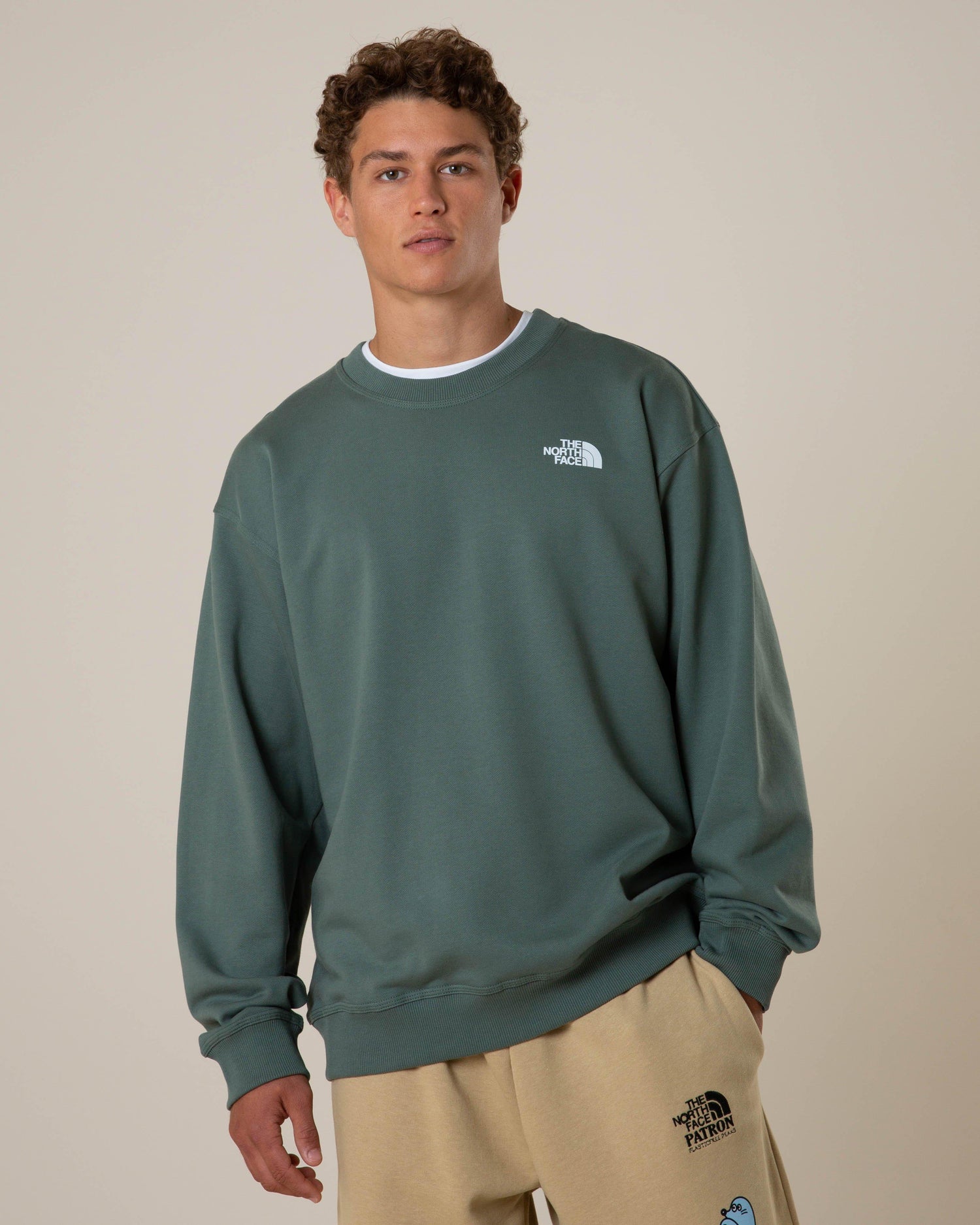 The North Face Men’s Oversized Sweat Top Green
