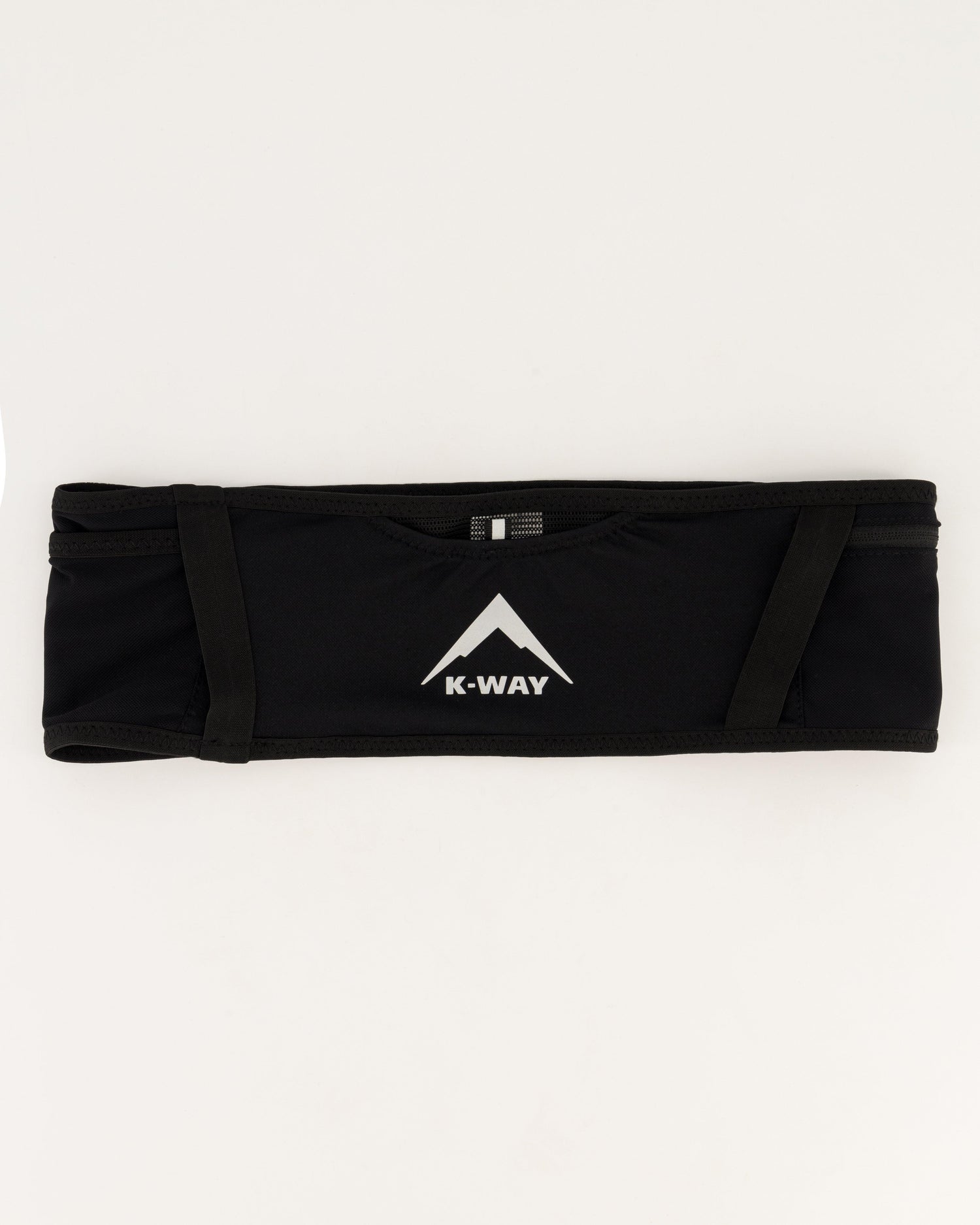 K-Way Bolt Running Belt Lightweight Stretch Waist Pack Black