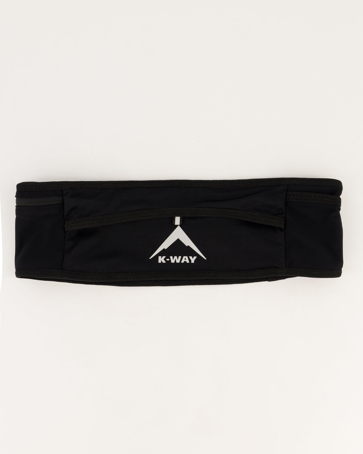 K-Way Bolt Running Belt Lightweight Stretch Waist Pack Black