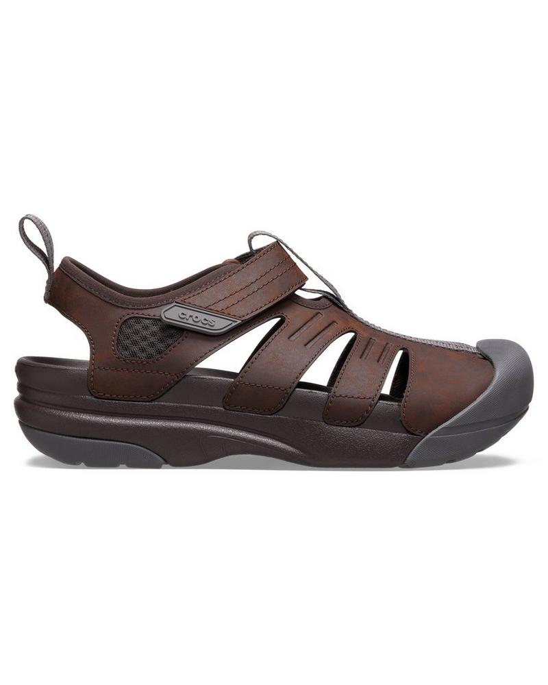 Crocs Yukon Fisherman Sandal LiteRide Foam Chocolate