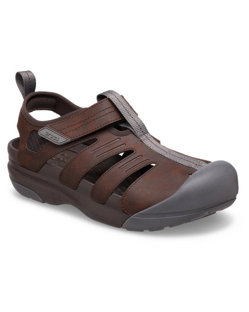 Crocs Yukon Fisherman Sandal LiteRide Foam Chocolate