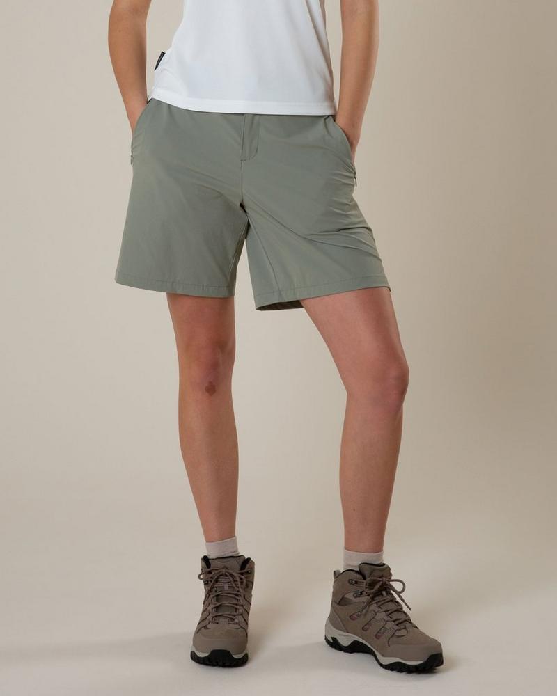 K-Way Women's Tidal Bermuda Performance Shorts Lightweight Sage