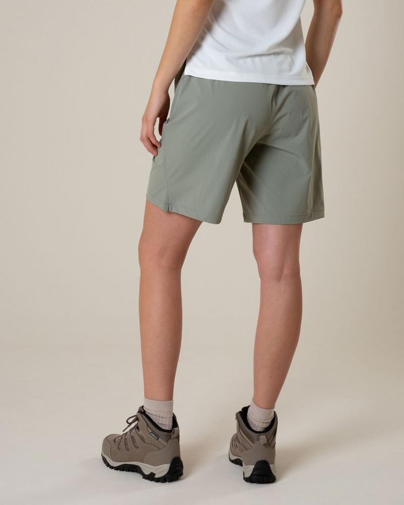 K-Way Women's Tidal Bermuda Performance Shorts Lightweight Sage