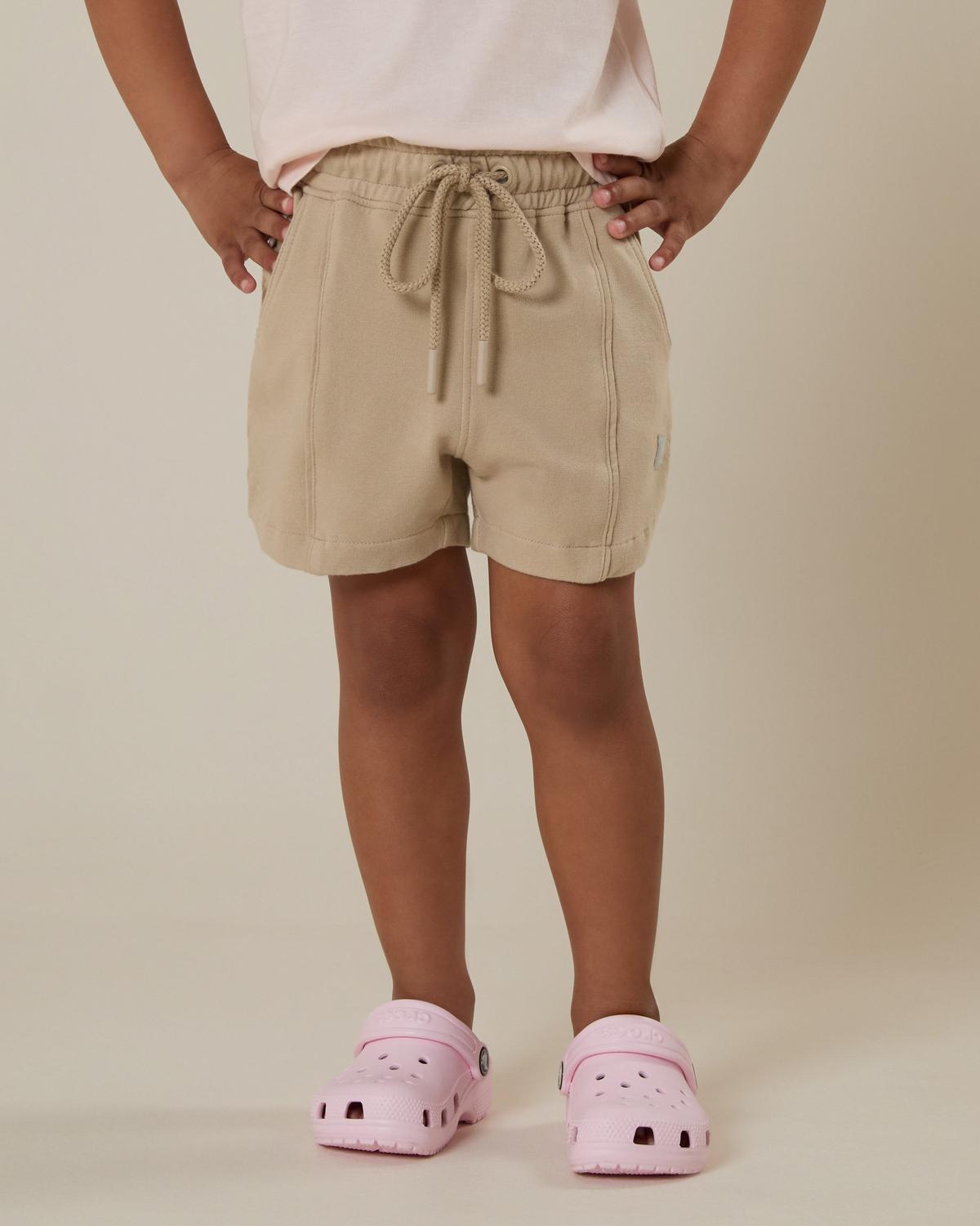 K-Way Kids Rae Fleece Shorts Soft Cotton Blend Casual