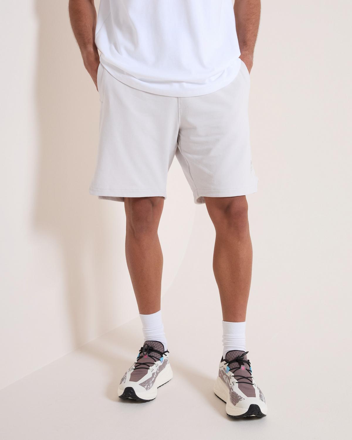 K-Way MMXXI Men's Wade Fleece Shorts Relaxed Fit Cotton