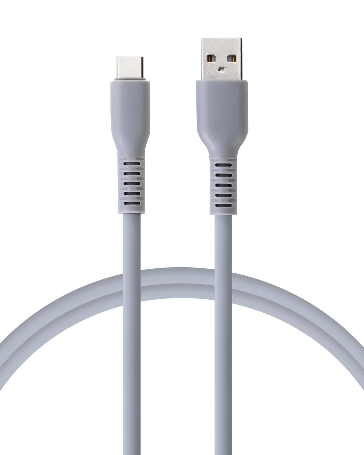 BiRST 100W Type A to C Charging Cable 1.5m Grey