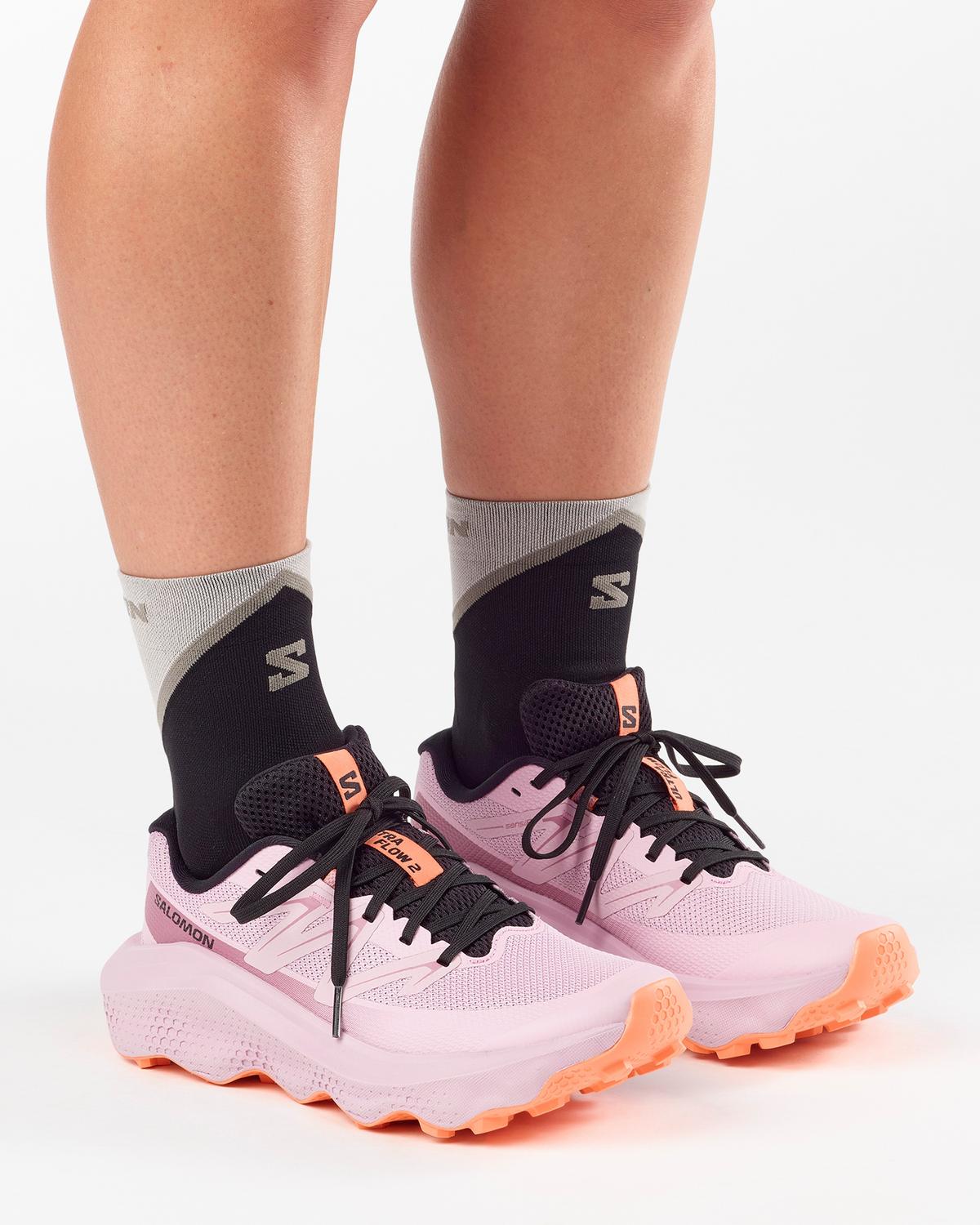 Salomon Women's Ultra Flow 2 Trail Running Shoes Pink