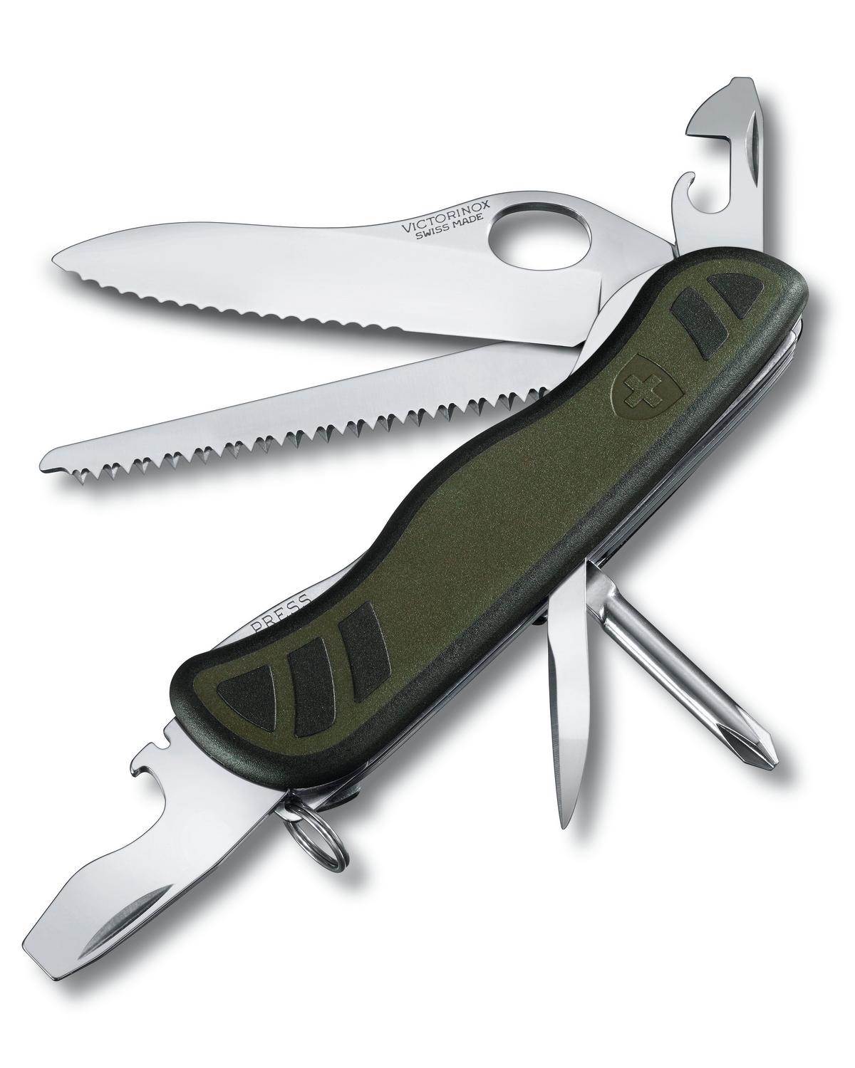Victorinox Swiss 10-Function Soldier’s Knife Green