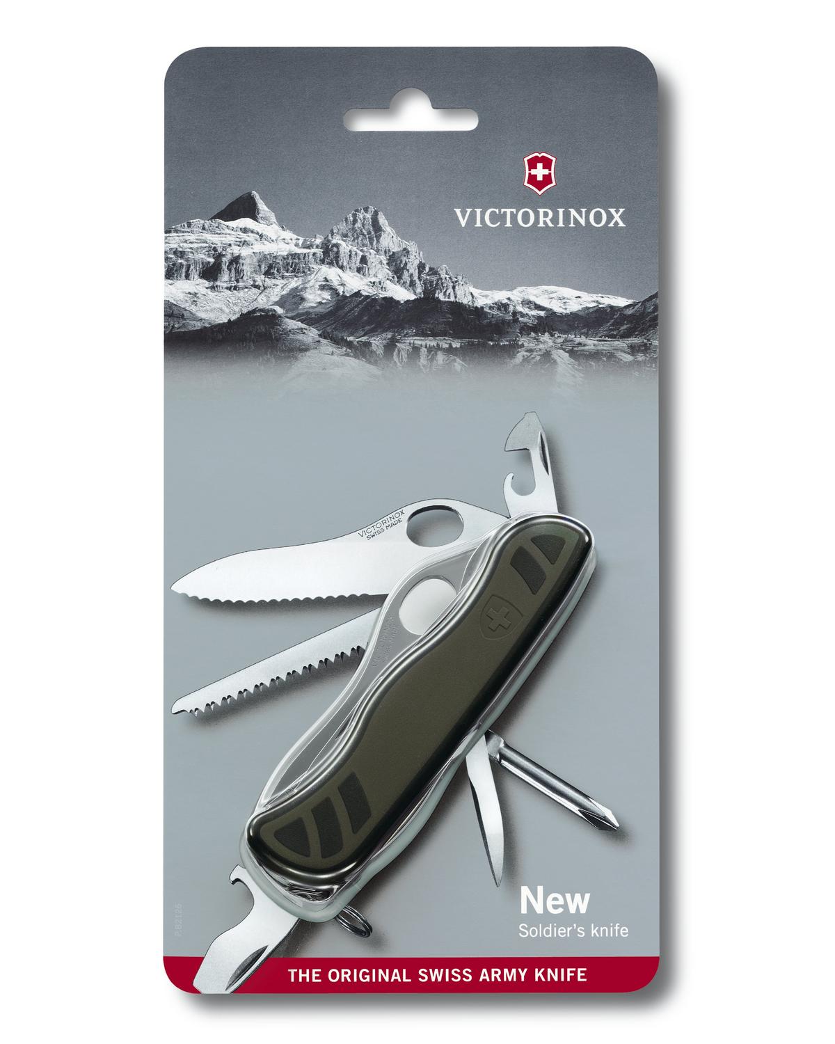 Victorinox Swiss 10-Function Soldier’s Knife Green