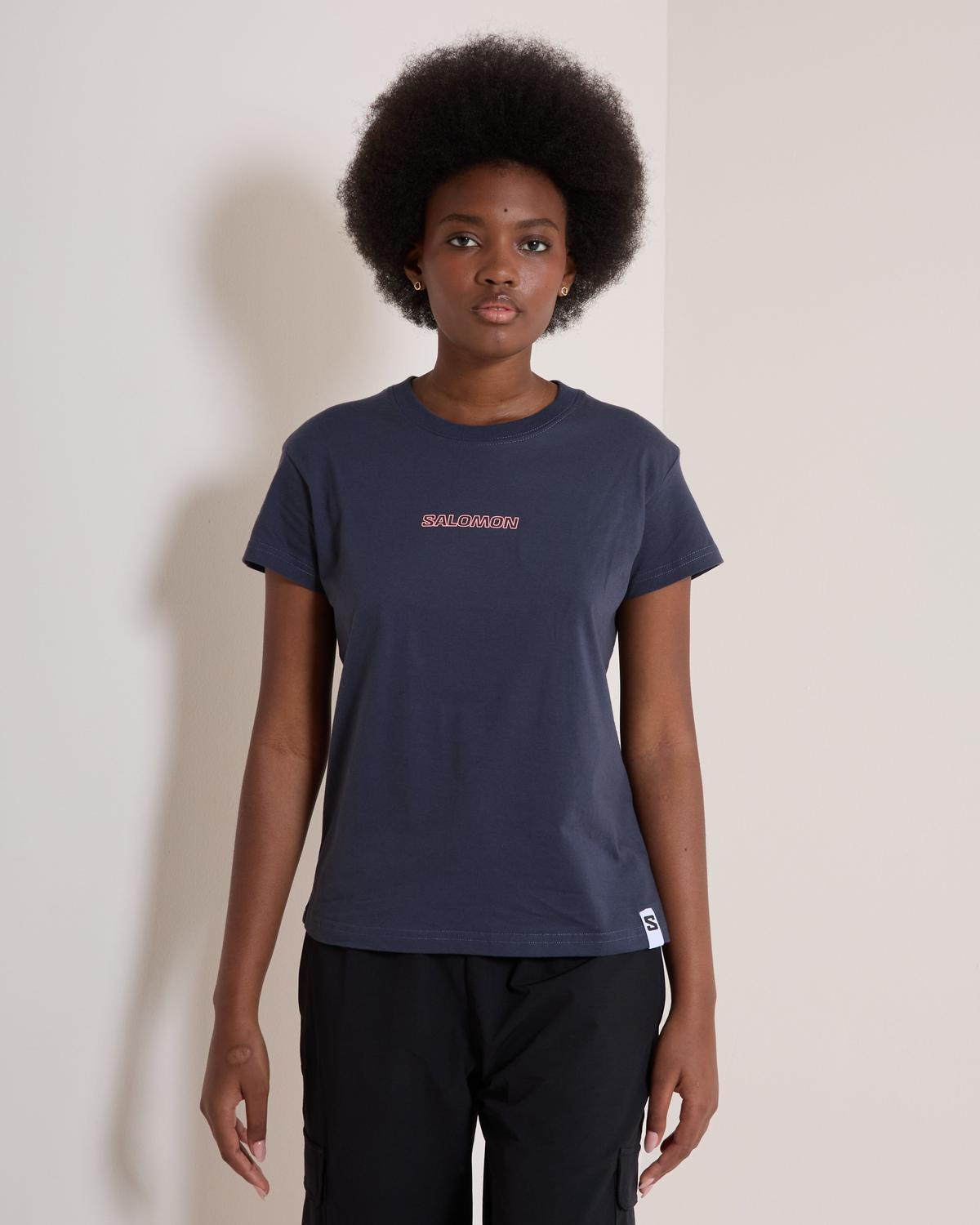 Salomon Outline II Women's T-Shirt Navy