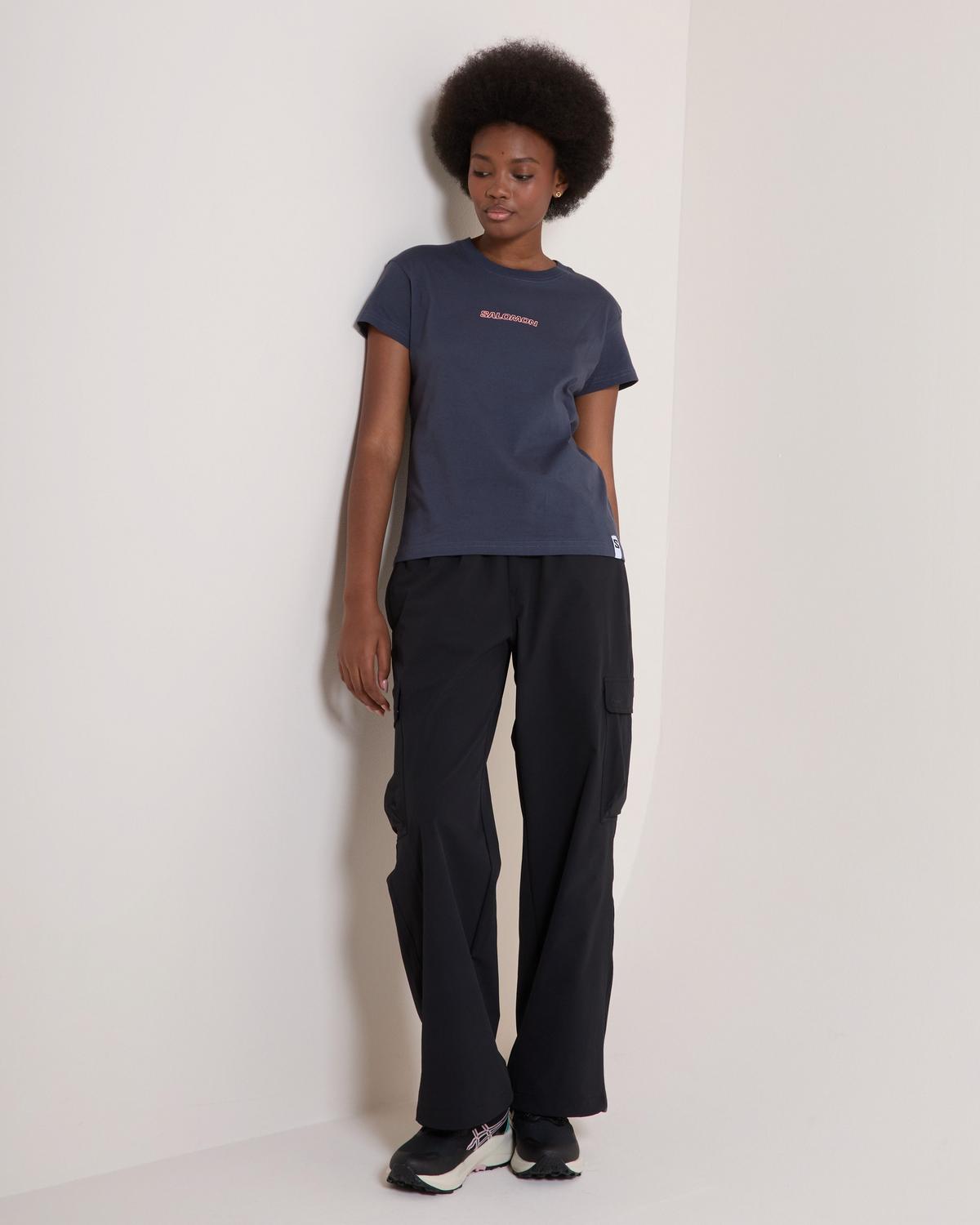 Salomon Outline II Women's T-Shirt Navy