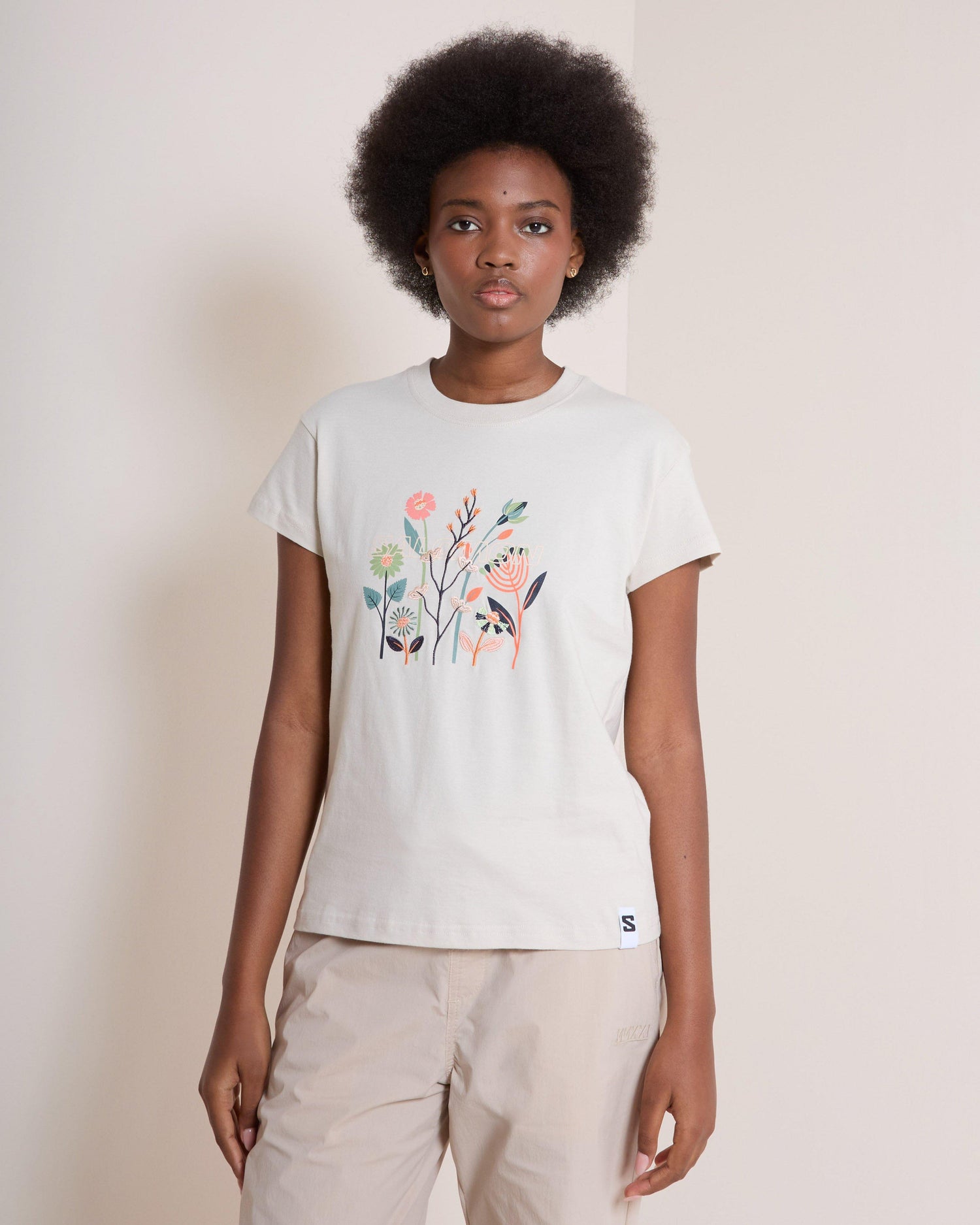 Salomon Women's Forever Young T-Shirt Stone