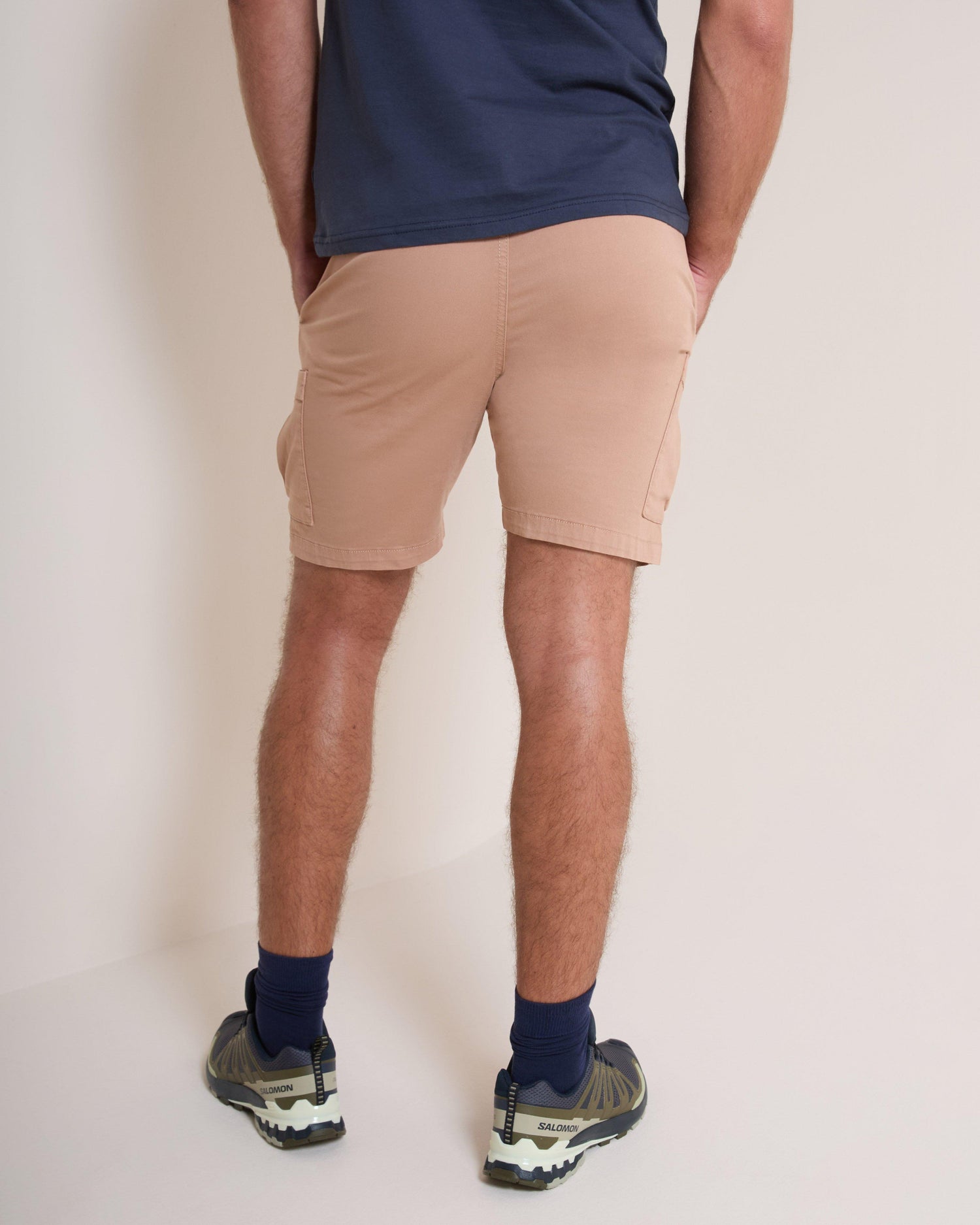 Salomon Men's Casual Chino Shorts in Khaki Organic Cotton