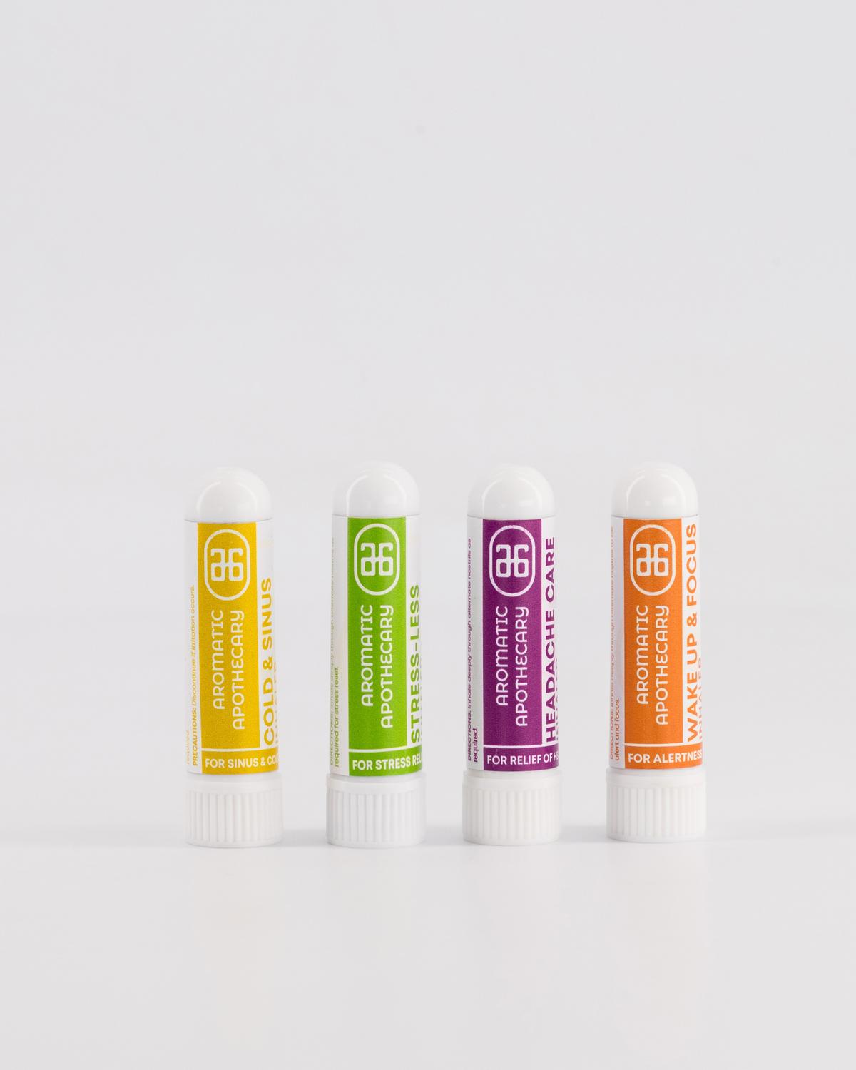 Aromatic Apothecary Nasal Inhaler Set Of Four