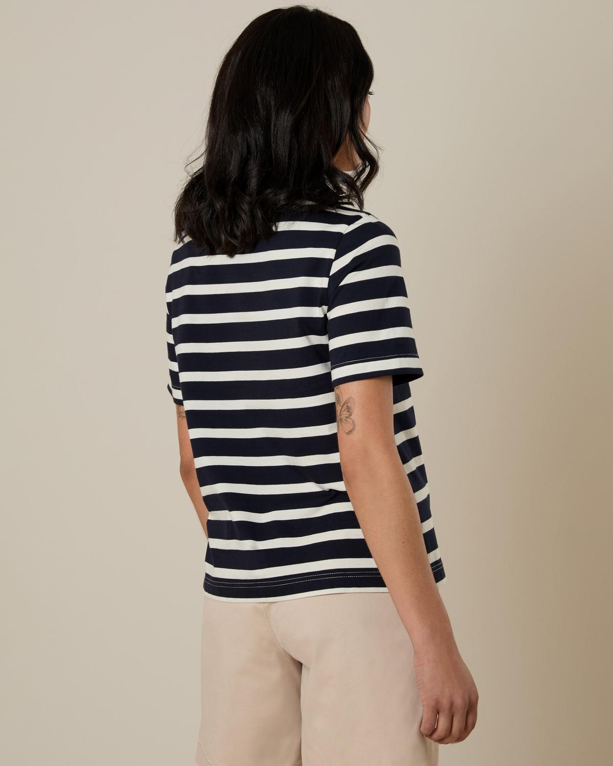 Rare Earth Women’s Tansy Striped T-Shirt Navy