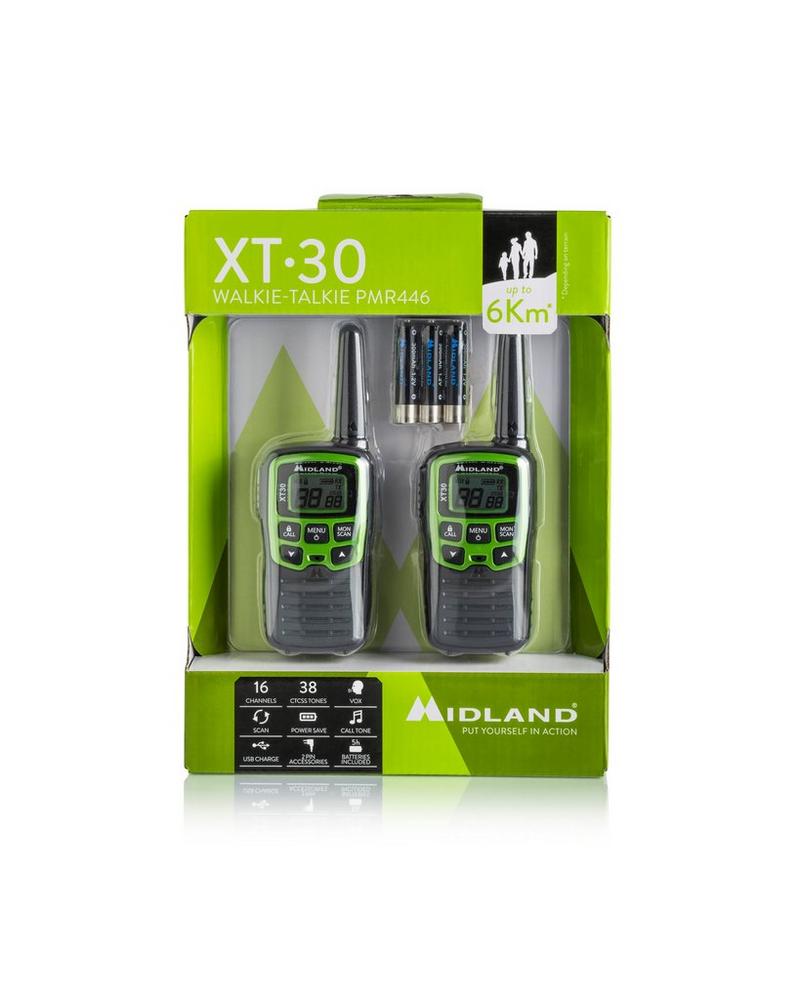 Midland XT30 Twin Two Way Radios Compact Green