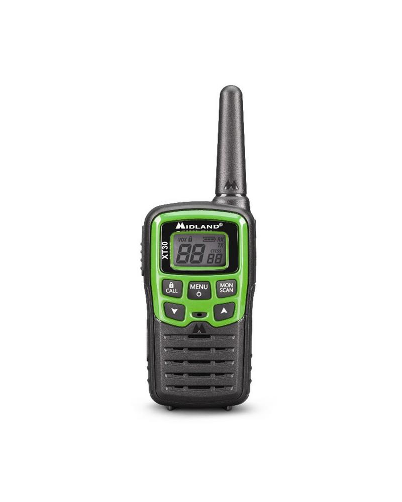 Midland XT30 Twin Two Way Radios Compact Green