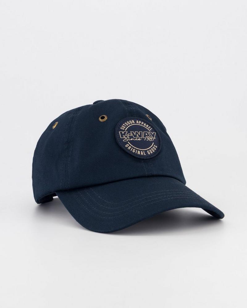 K-Way Elements Badge Peak Cap Men's Adjustable Outdoor Wear