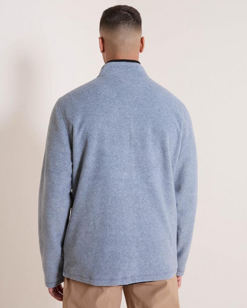 XTM Stanley Men's Fleece Jacket Recycled Polyester Light Grey