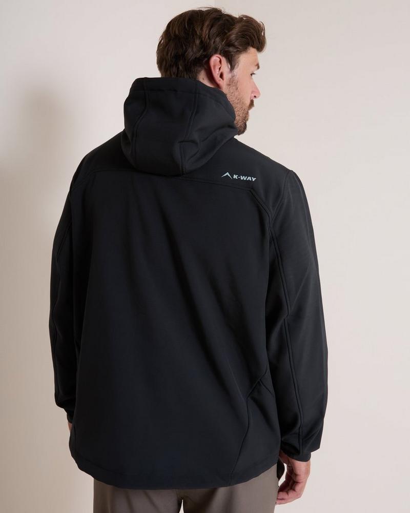 K-WAY Aiden 2-Ply Softshell Jacket Water Repellent Men's