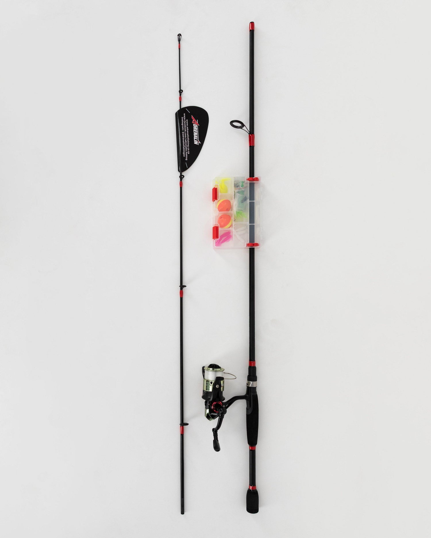 Adrenalin Razor EZ 7ft Fishing Rod and Tackle Combo Black