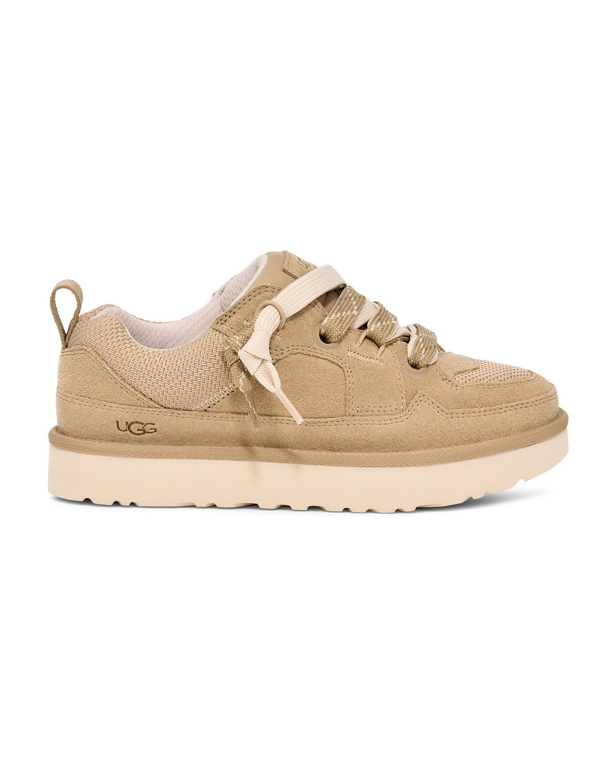 UGG Women's Lo Lowmel Suede Canvas Low-Profile Sneaker