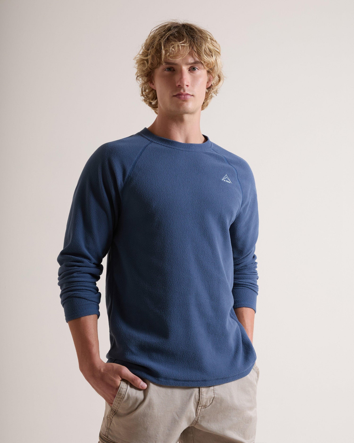 K-Way Performance VentureLite Fleece Top Recycled Polyester Crew Neck