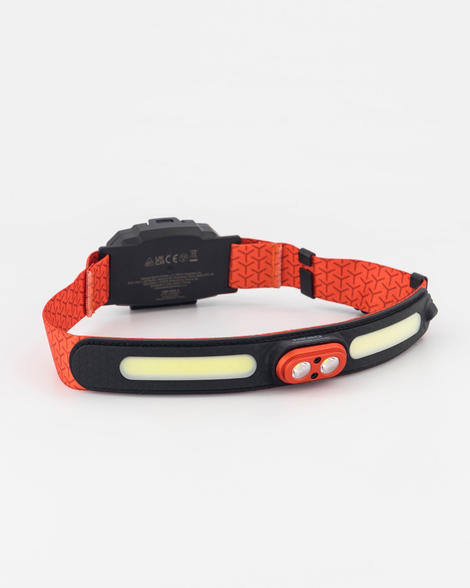 NEBO CurvBeam 600 Lumen Flex Rechargeable LED Headlamp Grey